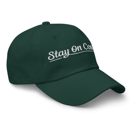 Stay On Course Embroidered Golf Cap - Funny Golf Tee by Swing Epic