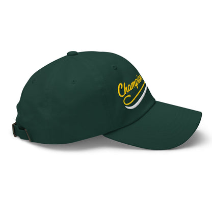 Champion Golfer Sparkling Star Fun Embroidered Golf Cap - Funny Golf Tee by Swing Epic