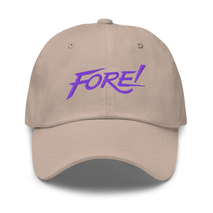 FORE Lookout Fun Embroidered Golf Cap - Funny Golf Tee by Swing Epic
