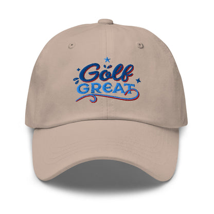 Golf Great Fun & Quirky Embroidered Golf Cap - Funny Golf Tee by Swing Epic