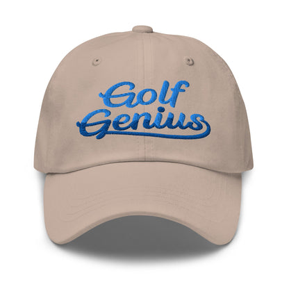 Golf Genius Quirky Fun Spirit Embroidered Golf Cap - Funny Golf Tee by Swing Epic