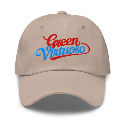 Green Virtuoso Embroidered Golf Cap - Funny Golf Tee by Swing Epic