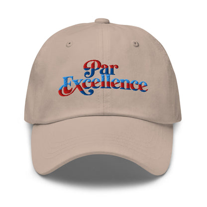 Par Excellence Embroidered Golf Cap - Funny Golf Tee by Swing Epic