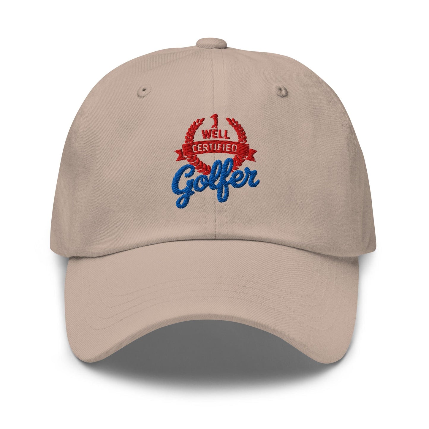 Well Certified Golfer Embroidered Golf Cap - Funny Golf Tee by Swing Epic