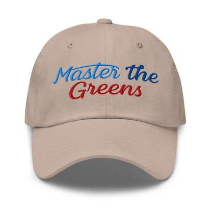 Master the Greens Embroidered Golf Cap - Funny Golf Tee by Swing Epic