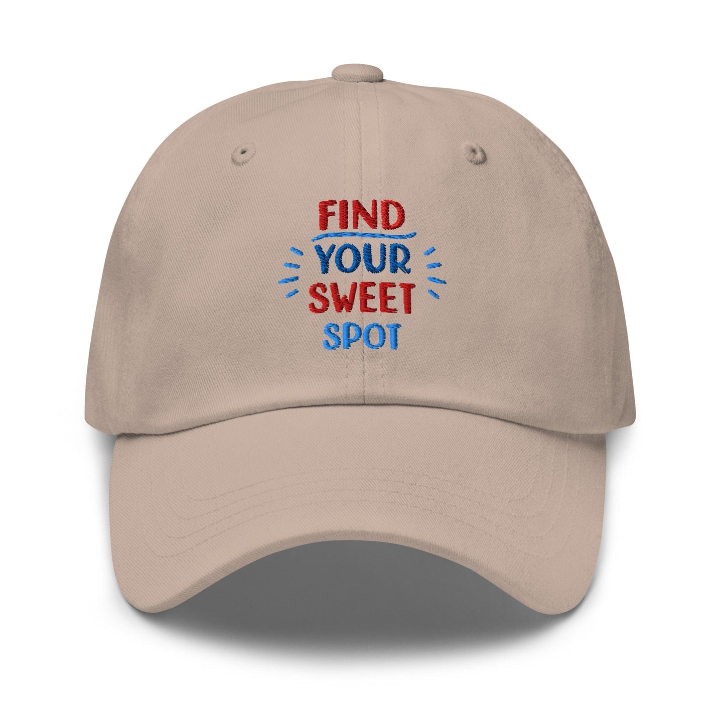 Find Your Sweet Spot Embroidered Golf Cap - Funny Golf Tee by Swing Epic