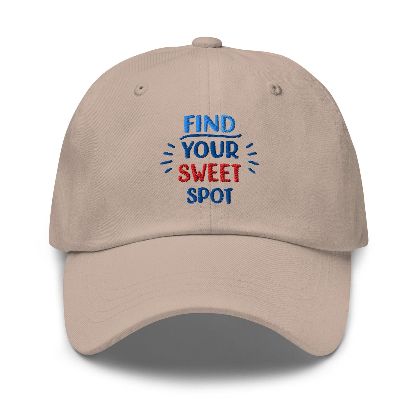 Find Your Sweet Spot Embroidered Golf Cap - Funny Golf Tee by Swing Epic