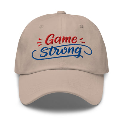 Game Strong Embroidered Golf Cap - Funny Golf Tee by Swing Epic