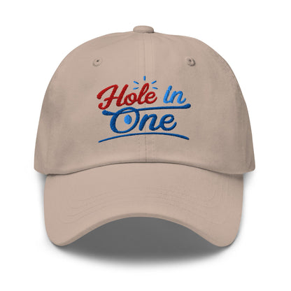 Hole in One Embroidered Golf Cap - Funny Golf Tee by Swing Epic