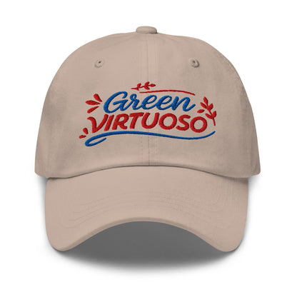 Green Virtuoso Masterpiece Design Embroidered Golf Cap - Funny Golf Tee by Swing Epic