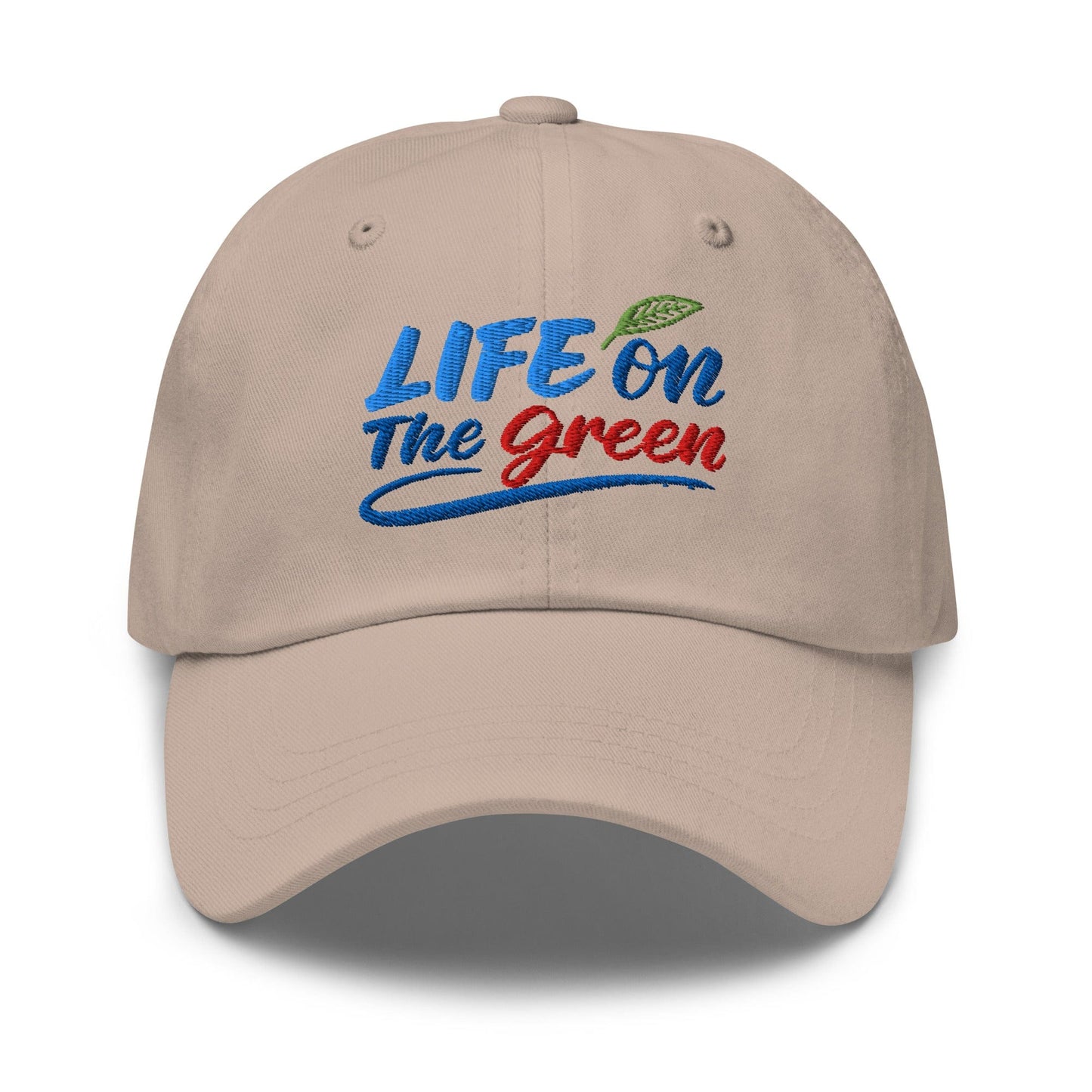 LIFE on The Green Embroidered Golf Cap - Funny Golf Tee by Swing Epic
