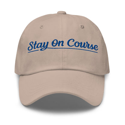 Stay On Course Embroidered Golf Cap - Funny Golf Tee by Swing Epic