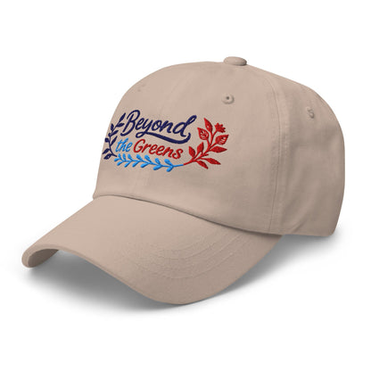 Beyond the Greens Embroidered Golf Cap - Funny Golf Tee by Swing Epic