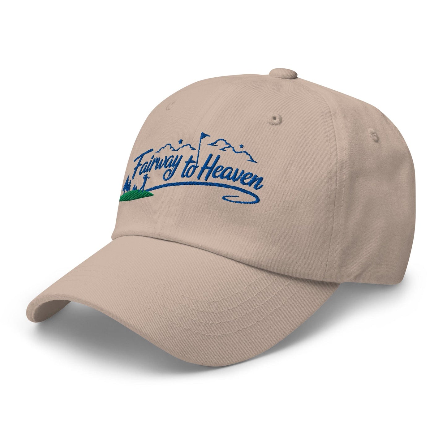 Fairway to Heaven Embroidered Golf Cap - Funny Golf Tee by Swing Epic