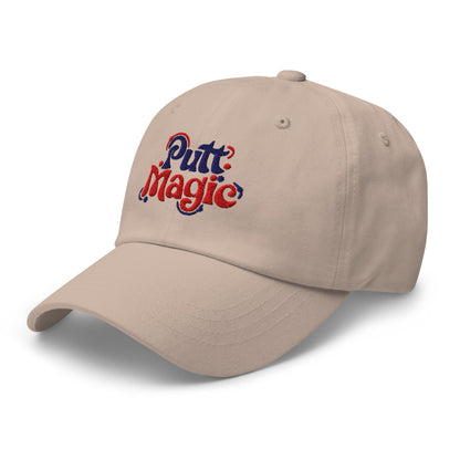 Putt Magic Quirky Embroidered Golf Cap - Funny Golf Tee by Swing Epic