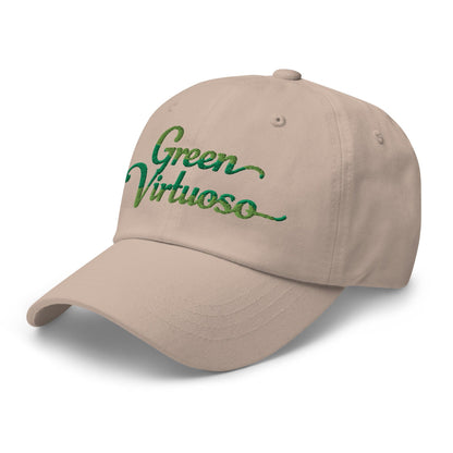 Green Virtuoso Engaging Fun Spirit Embroidered Golf Cap - Funny Golf Tee by Swing Epic