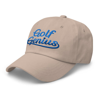 Golf Genius Quirky Fun Spirit Embroidered Golf Cap - Funny Golf Tee by Swing Epic