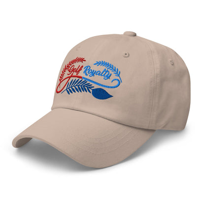 Golf Royalty Fun Design Embroidered Golf Cap - Funny Golf Tee by Swing Epic