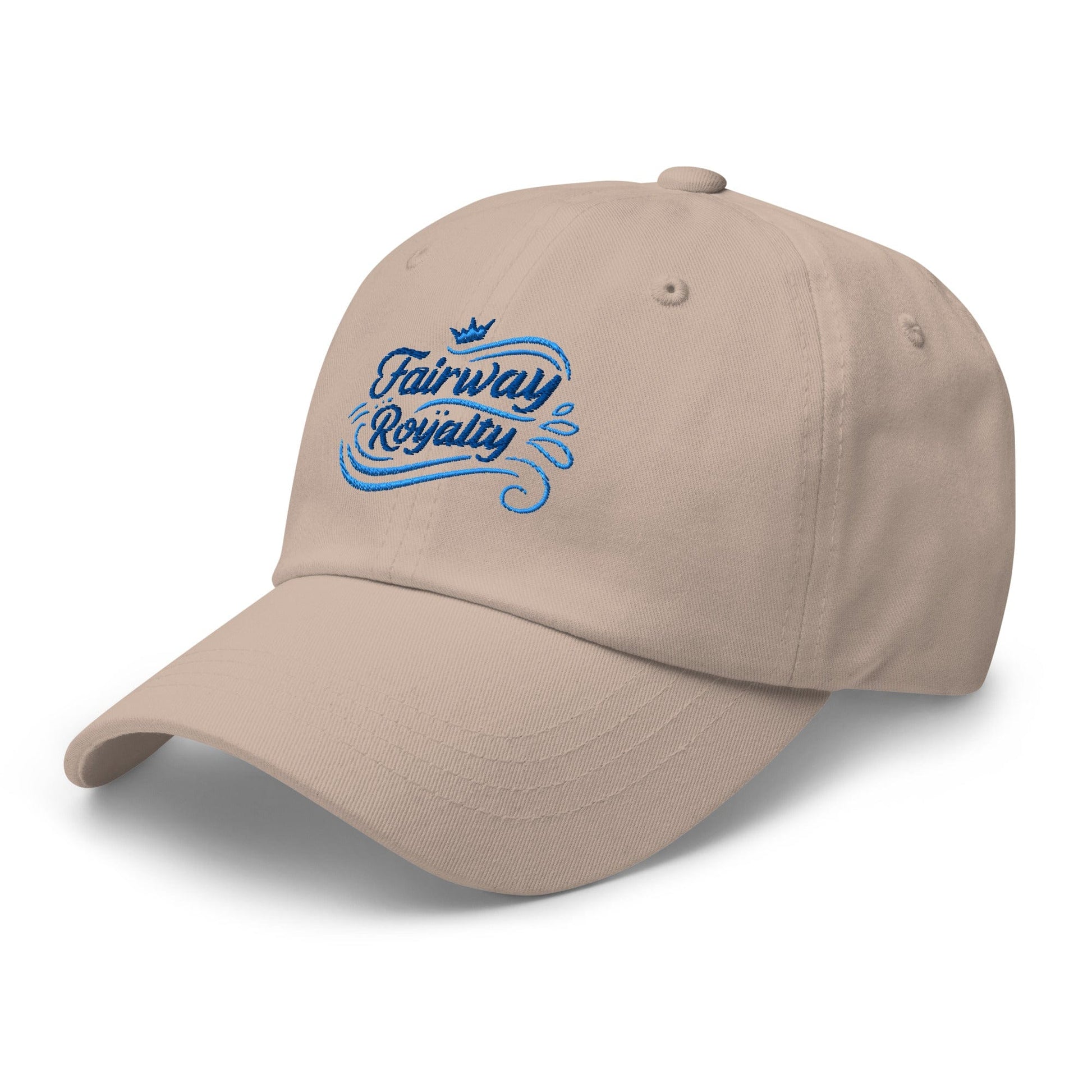 Fairway Royalty Swirls Leaf Detailed Embroidered Golf Cap - Funny Golf Tee by Swing Epic