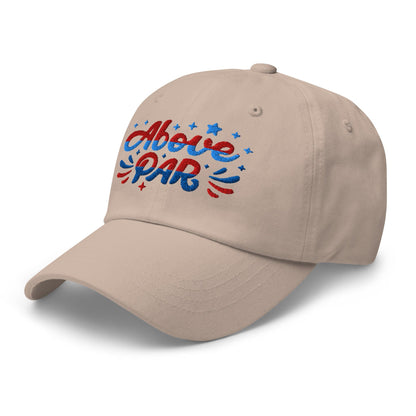 Above Par Embroidered Golf Cap - Funny Golf Tee by Swing Epic