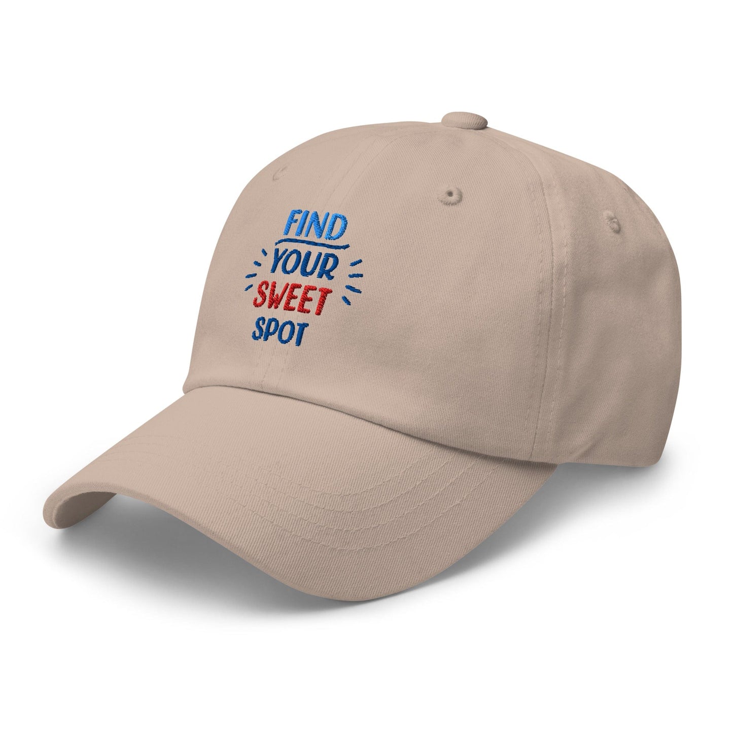 Find Your Sweet Spot Embroidered Golf Cap - Funny Golf Tee by Swing Epic