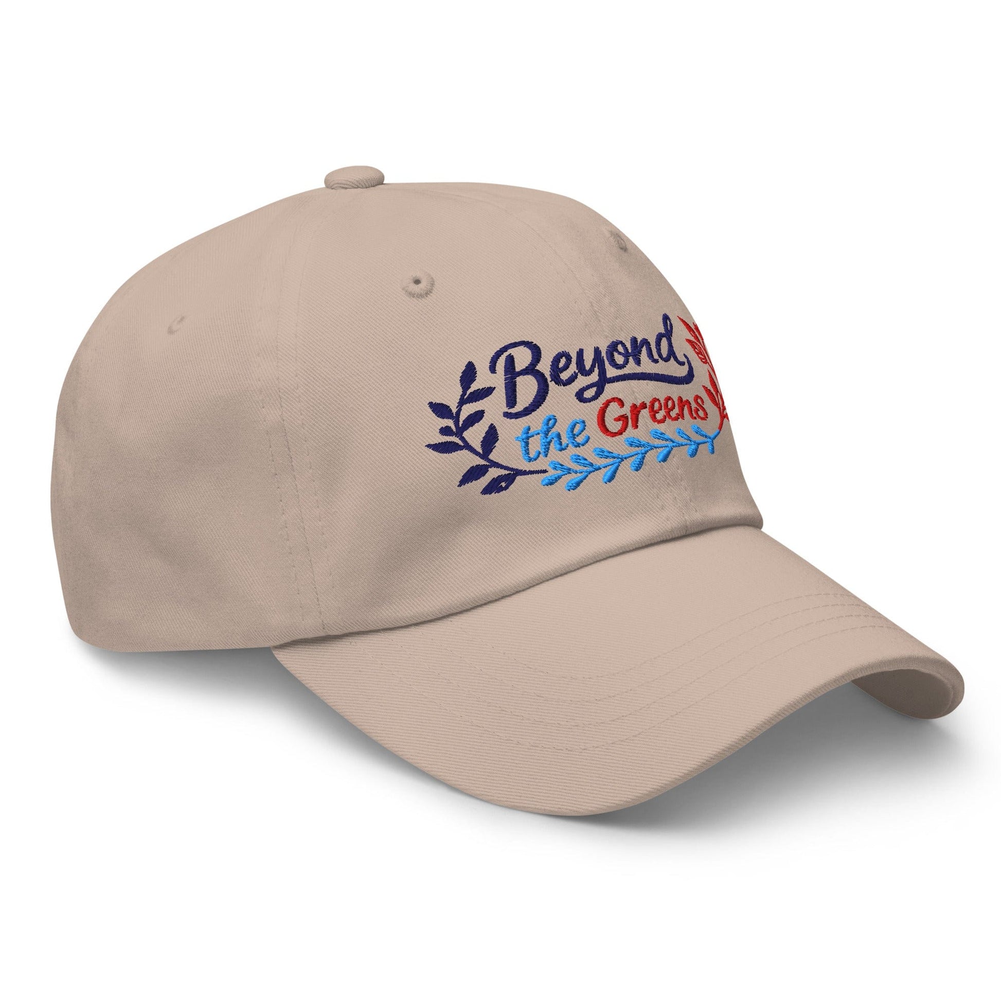 Beyond the Greens Embroidered Golf Cap - Funny Golf Tee by Swing Epic