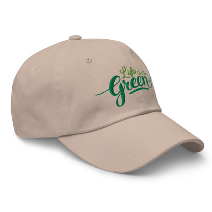 Life on the Green Embroidered Golf Cap - Funny Golf Tee by Swing Epic