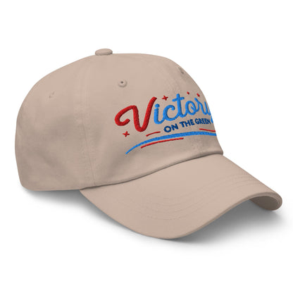 Victory On The Green Embroidered Golf Cap - Funny Golf Tee by Swing Epic