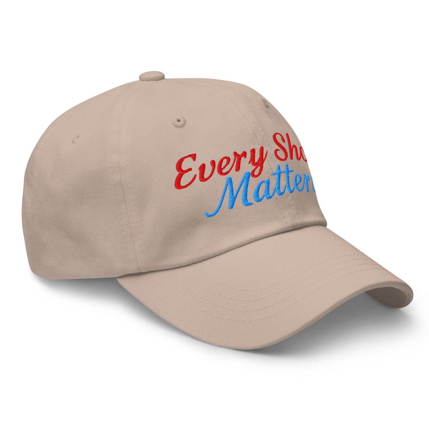 Every Shot Matters Fun Embroidered Golf Cap - Funny Golf Tee by Swing Epic