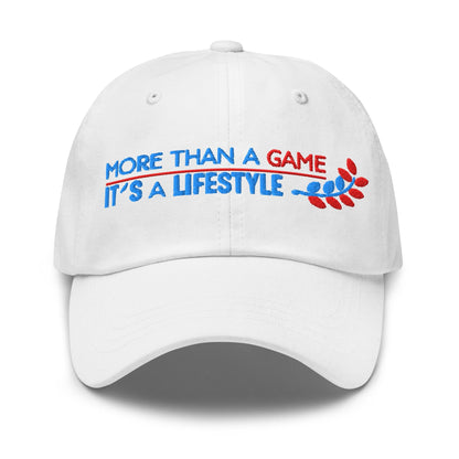 More Than a Game It's a Lifestyle Embroidered Golf Cap - Funny Golf Tee by Swing Epic