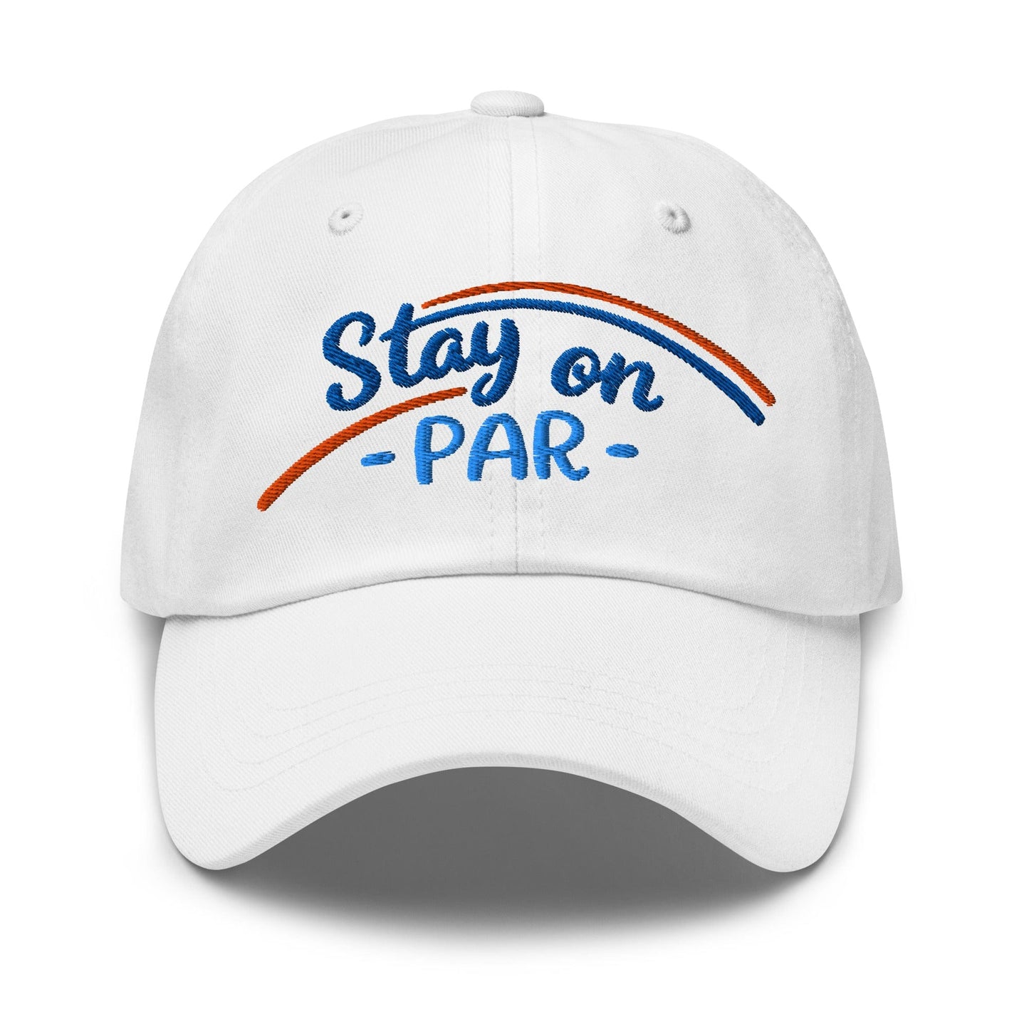 Stay on Par Embroidered Golf Cap - Funny Golf Tee by Swing Epic