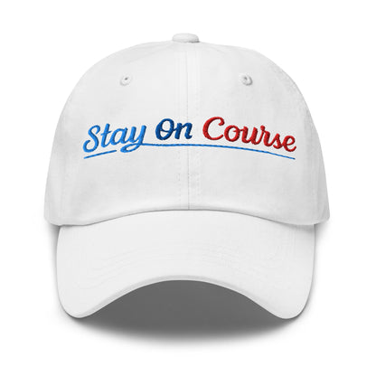 Stay On Course Embroidered Golf Cap - Funny Golf Tee by Swing Epic