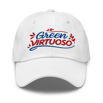 Green Virtuoso Masterpiece Design Embroidered Golf Cap - Funny Golf Tee by Swing Epic