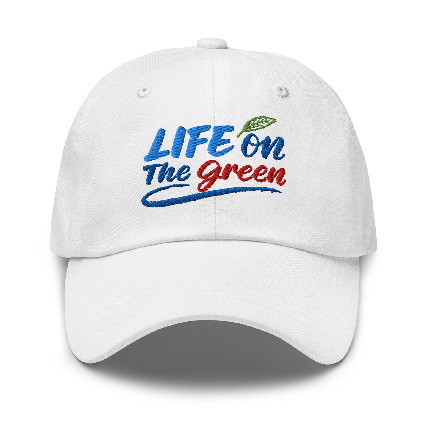 LIFE on The Green Embroidered Golf Cap - Funny Golf Tee by Swing Epic