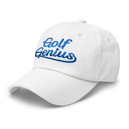 Golf Genius Quirky Fun Spirit Embroidered Golf Cap - Funny Golf Tee by Swing Epic