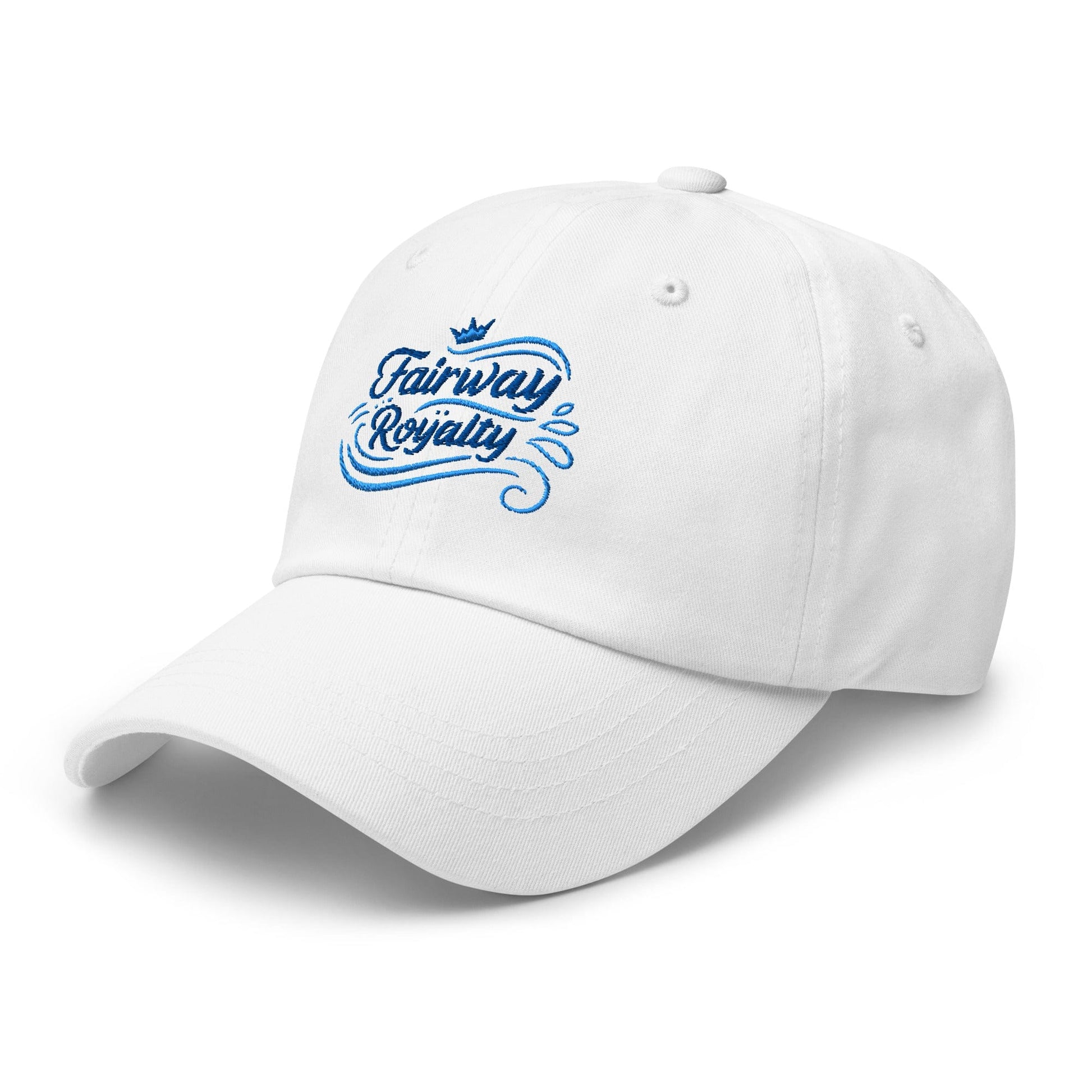 Fairway Royalty Swirls Leaf Detailed Embroidered Golf Cap - Funny Golf Tee by Swing Epic