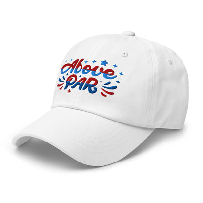 Above Par Embroidered Golf Cap - Funny Golf Tee by Swing Epic