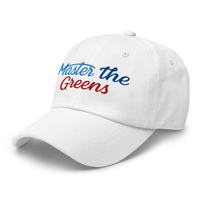 Master the Greens Embroidered Golf Cap - Funny Golf Tee by Swing Epic