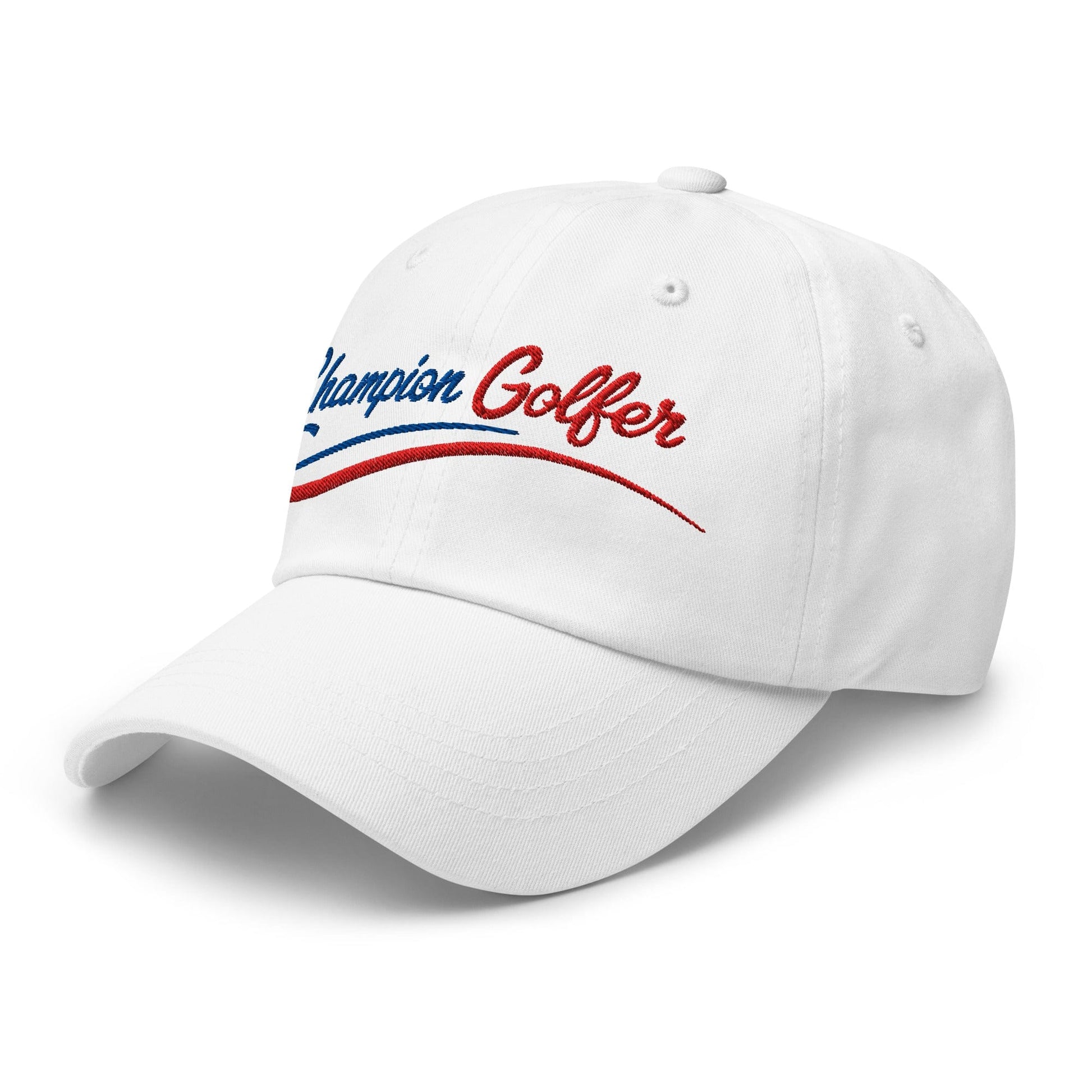 Champion Golfer Sparkling Star Fun Embroidered Golf Cap - Funny Golf Tee by Swing Epic