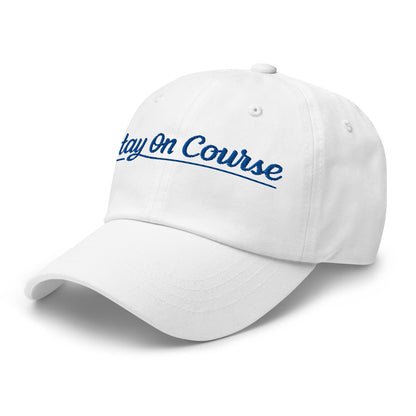 Stay On Course Embroidered Golf Cap - Funny Golf Tee by Swing Epic