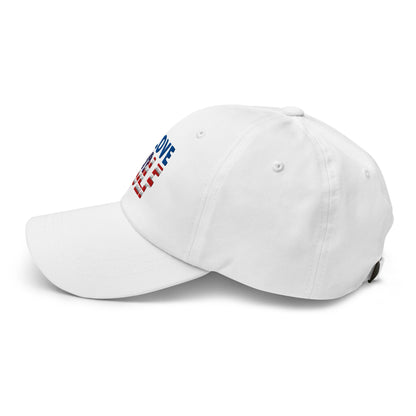 I Love Golf USA Flag Patriotic Embroidered Golf Cap - Funny Golf Tee by Swing Epic