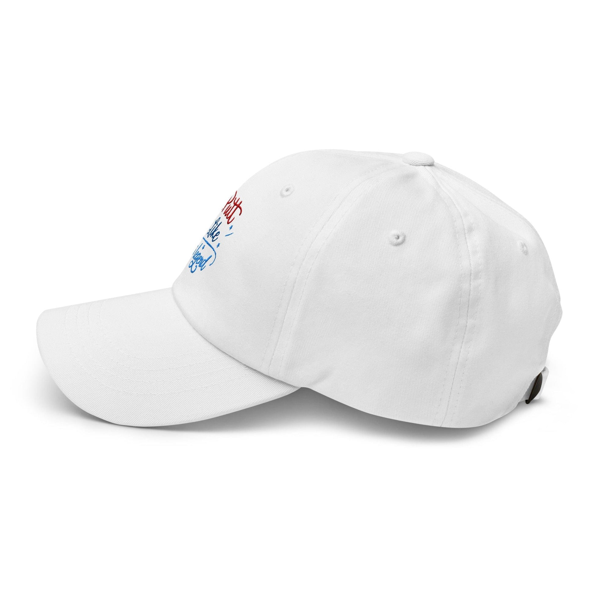 Putt Like A Legend Fun Embroidered Golf Cap - Funny Golf Tee by Swing Epic