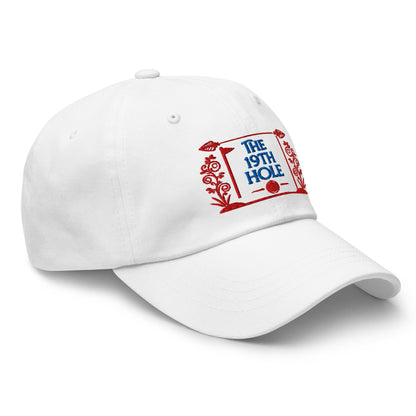 The 19th Hole Fun Embroidered Golf Cap - Funny Golf Tee by Swing Epic