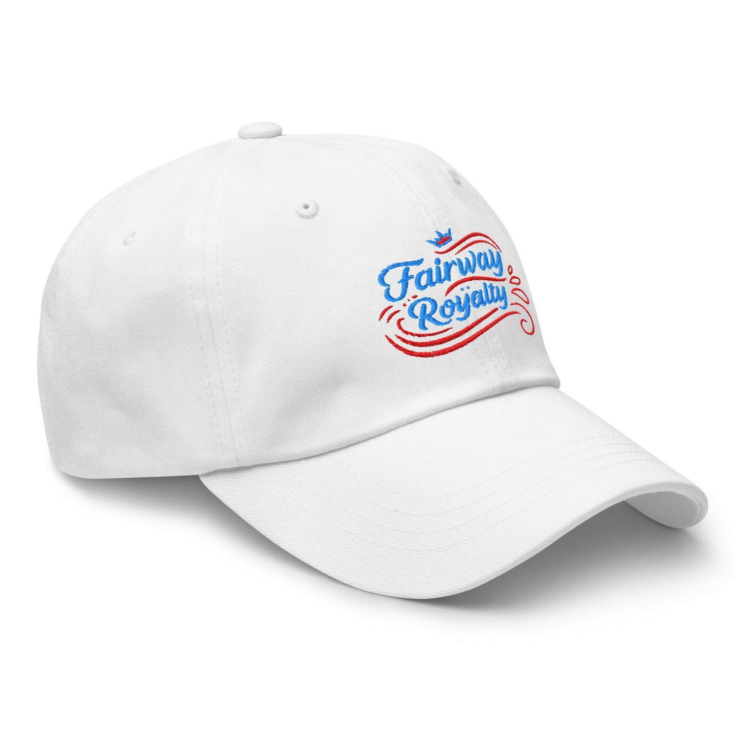 Fairway Royalty Swirls Leaf Detailed Embroidered Golf Cap - Funny Golf Tee by Swing Epic