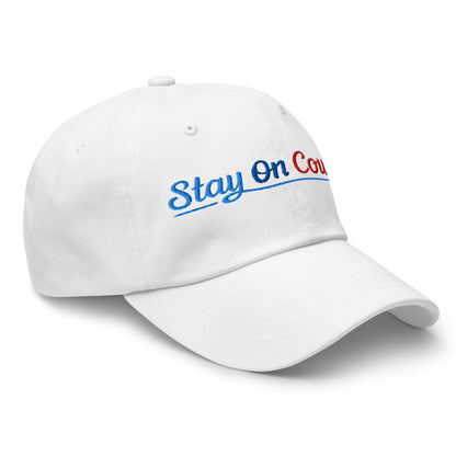 Stay On Course Embroidered Golf Cap - Funny Golf Tee by Swing Epic