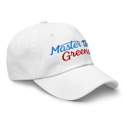 Master the Greens Embroidered Golf Cap - Funny Golf Tee by Swing Epic