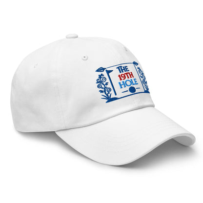 The 19th Hole Fun Embroidered Golf Cap - Funny Golf Tee by Swing Epic