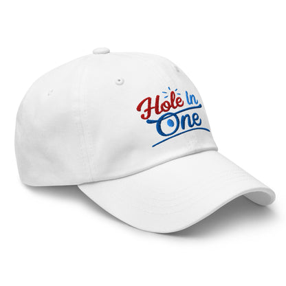 Hole in One Embroidered Golf Cap - Funny Golf Tee by Swing Epic