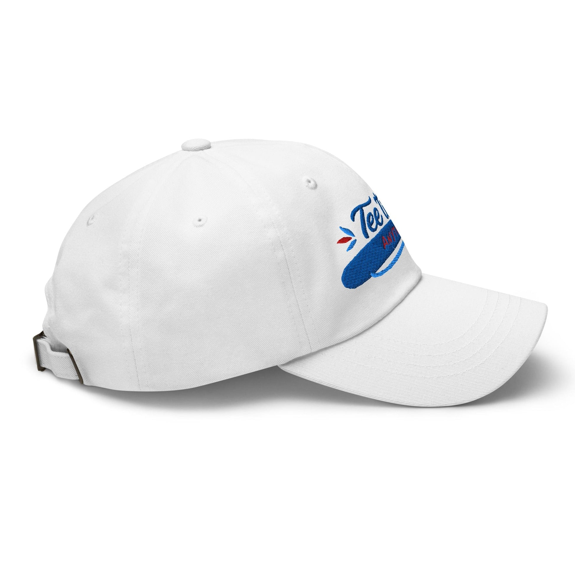 Tee Time Anytime Fun Embroidered Golf Cap - Funny Golf Tee by Swing Epic