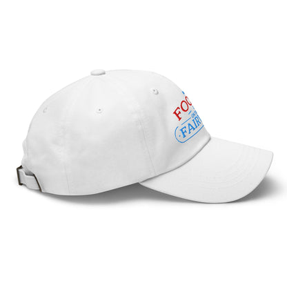 Focus on the Fairway Flag Embroidered Golf Cap - Funny Golf Tee by Swing Epic